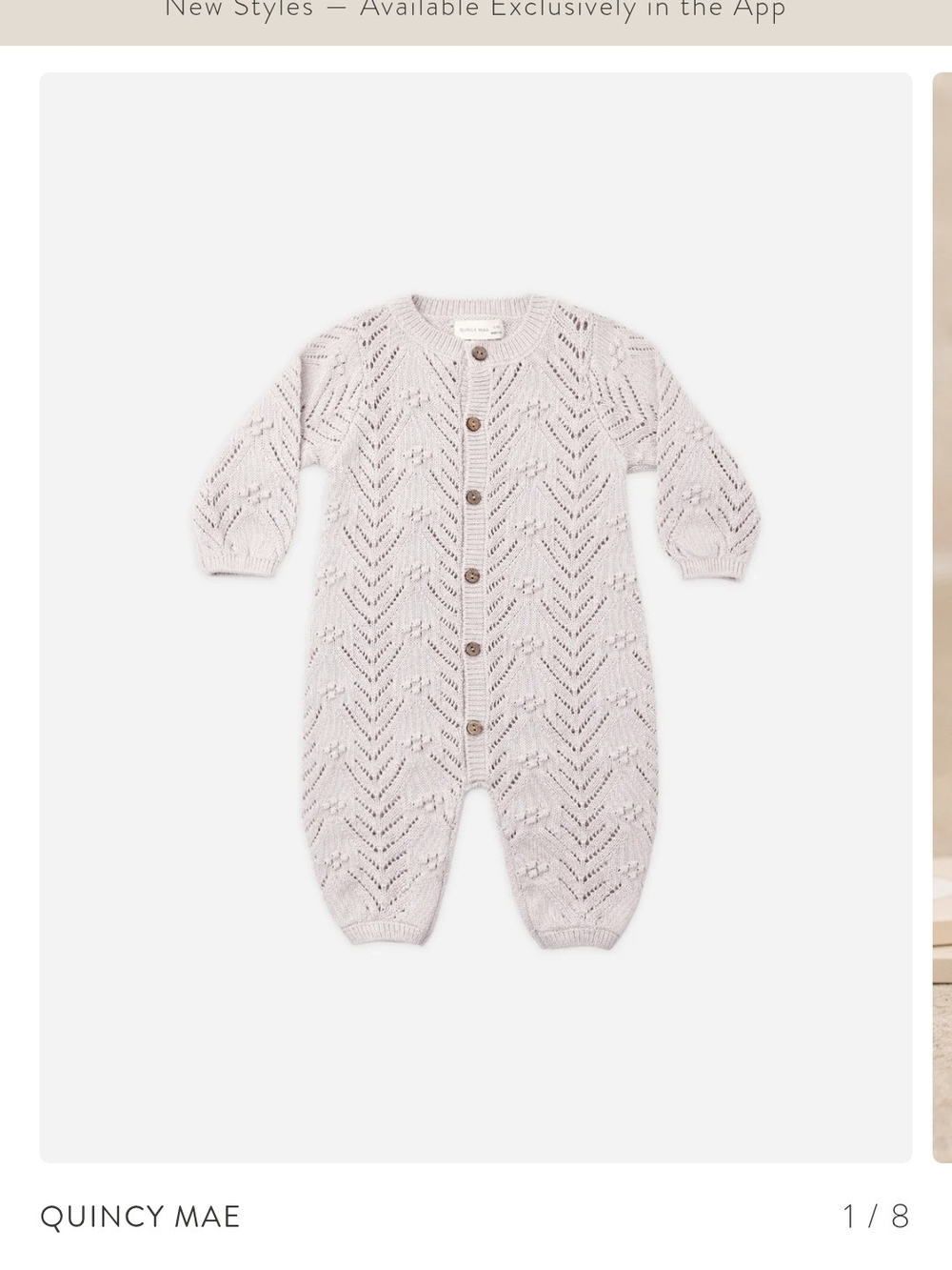 Quincy Mae Knit Button-Front One-Piece In DUSTY ROSE